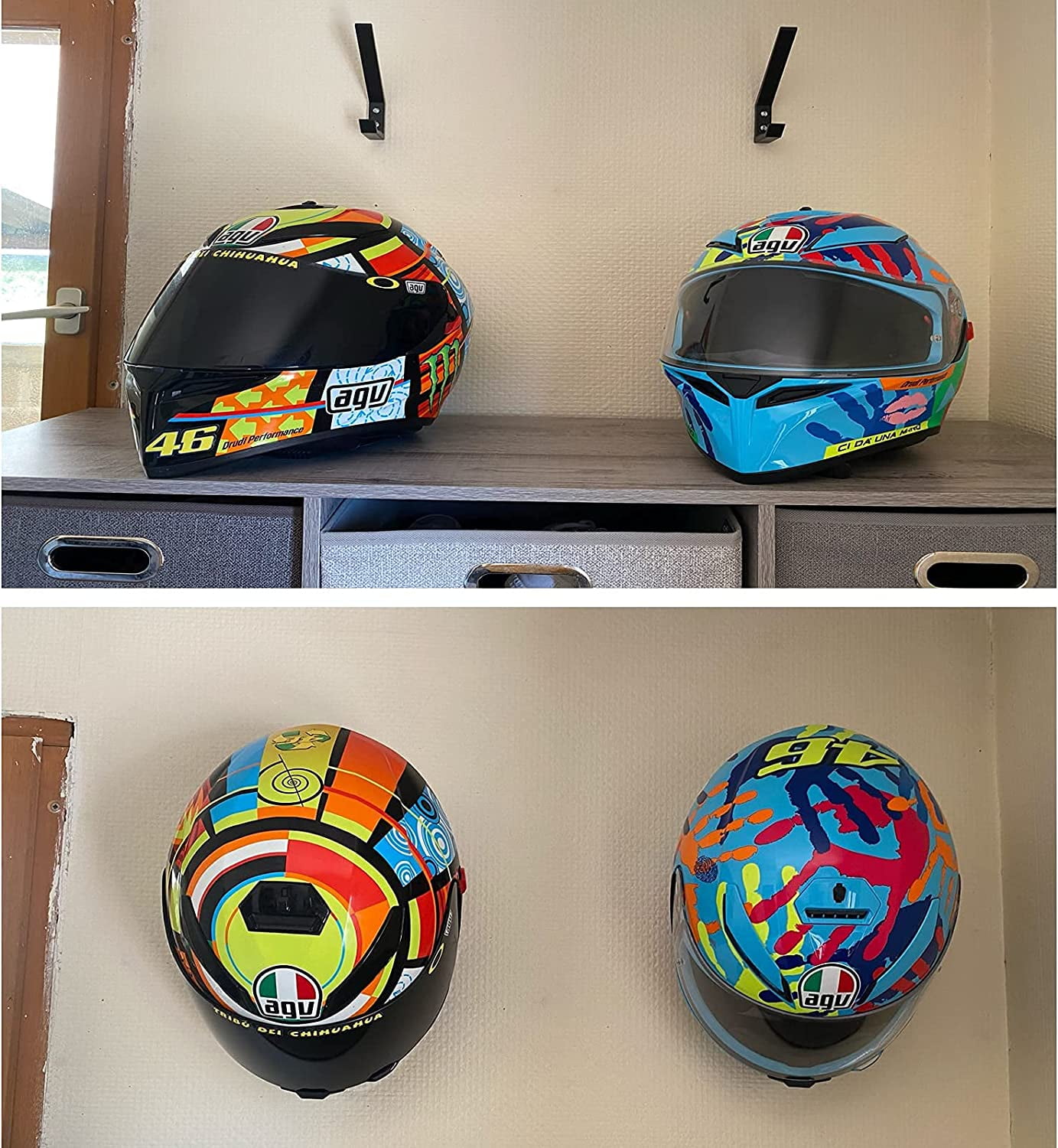 agv helmet holder Euro Motards Rack Display New A... | Euro Motards Met onze AGV TOURMODULAR Chin Mount heb je nog steeds toegang tot al je ventilatieopeningen en kun je genieten van verbluffende beelden waar je vrienden of volgers dol op zullen zijn AGV Helmet Action Camera Chin