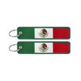 thumbnail image 1 of 2 Pack Motorcycle Key Tags, Flag Embroidery Key Fobs & Keychains, 1 of 7