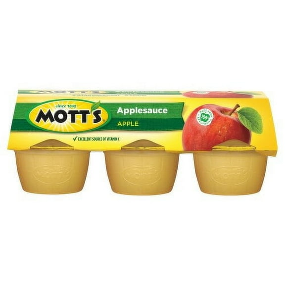 2 Pack - Mott's Applesauce Apple Cups - 6Pk-4 Oz Package May Vary