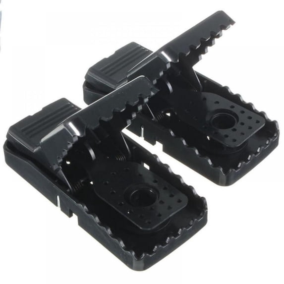 2 Pack Mouse Trap, Mouse Traps That Work Small Mice Trap Outdoor Indoor Best Snap Traps for Mouse/Mice Safe and Reusable Quick Kill Mice Traps