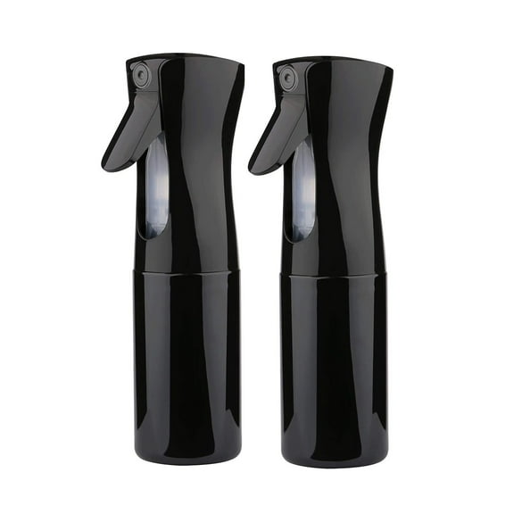2 Pack Mozza Hair Spray Bottle, Continuous Mist Trigger Sprayer for Hairstyling, Cleaning, Plants, Misting & Skin Care