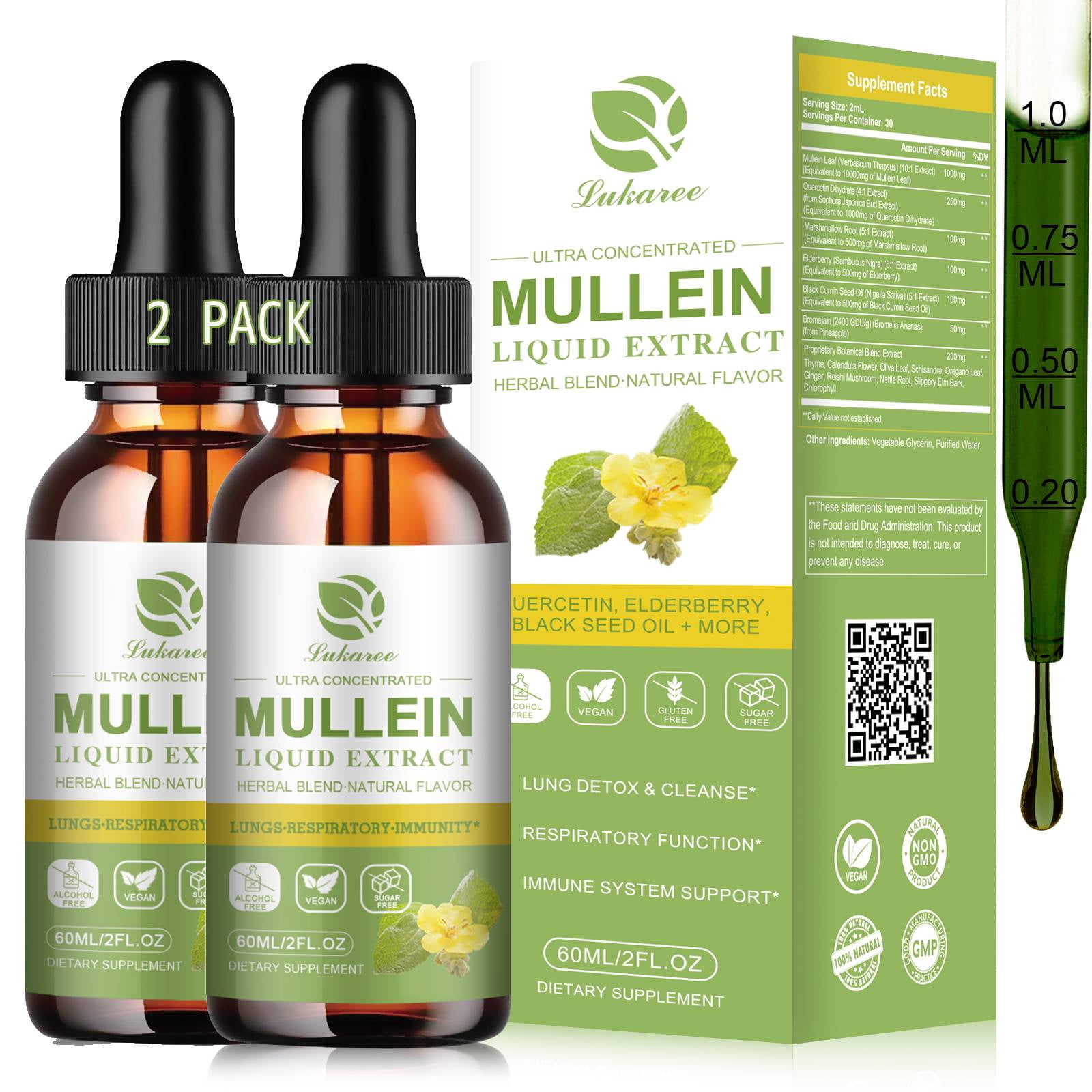 Natures Craft Mullein Leaf Drops for Lung Detox and Respiratory Natures Craft Mullein Leaf Drops for Lung Detox and Respiratory