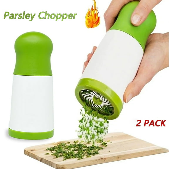 2-Pack Multi-functional Vegetable Chopper for Parsley, Cilantro, and Garlic.