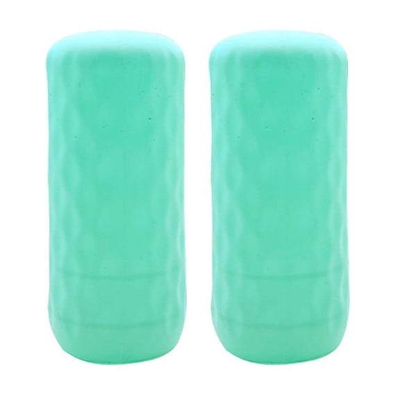 2 Pack Multicolor Silicone Travel Bottle Leak Proof Cap Protector Covers, Flexible Reusable Spill Prevention Sleeve for Shampoo Lotion Cosmetic Container Outdoor Luggage Travel Necess