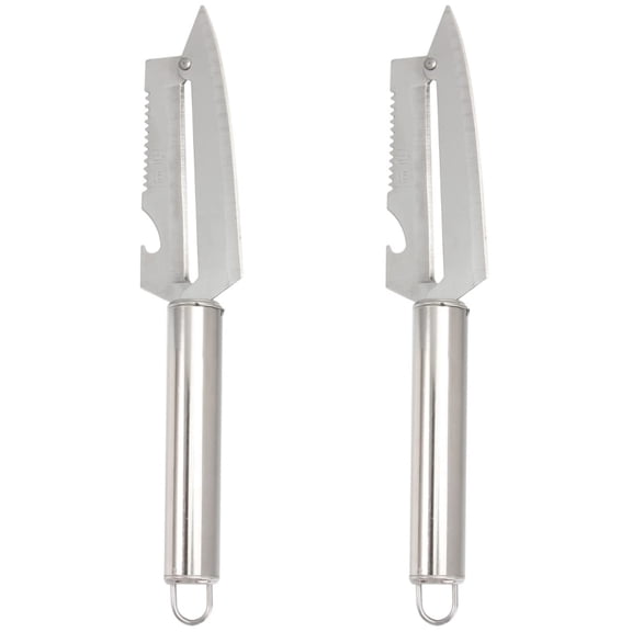 2-Pack Multifunction Gourd Vegetable Remover  Grater, Slicer & Cutter for Carrot, Potato, Apple & Pineapple