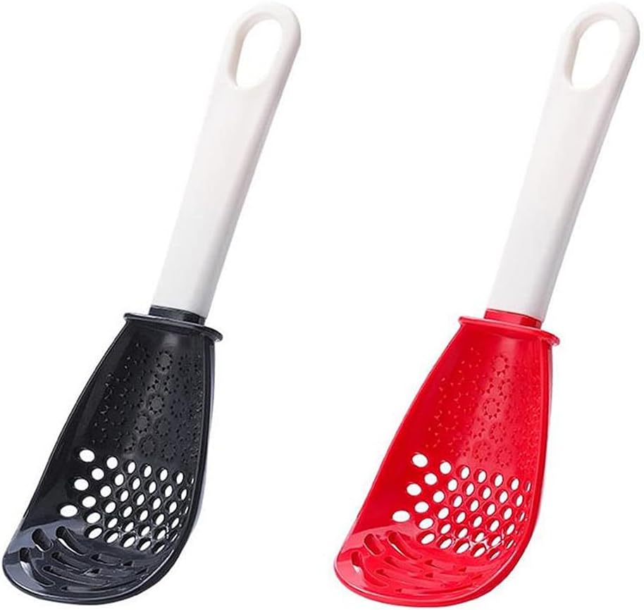 2 Pack Multifunctional Cooking Spoons Kitchen Tools Slotted Spoon Kitchen Cooking Mashing