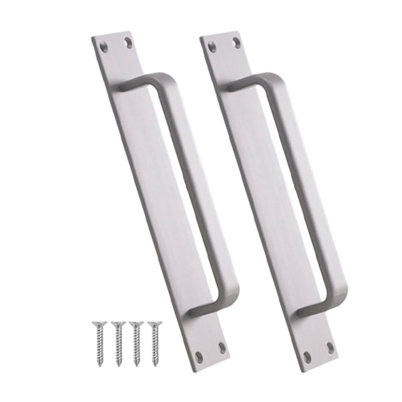 2 Pack Multipurpose Barn Door Handles Hole Center Aluminum Alloy Gate Handle for Bathroom Wardrobe Closet Daily Use