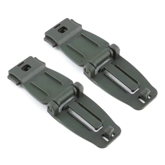 2 Pack Multipurpose Tactic Backpack Strap Clip, Webbing Dominator Buckle, Backpack Strap Management Clip for Webbing