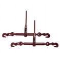 thumbnail image 1 of (2 Pack) Mytee Products 5/16"-3/8" Heavy Duty Ratchet Lever Load Binder w/ Grab Hooks 5,400 Lbs Working Load Limit | Tie Down Hauling Chain Binders for Flatbed Truck Trailer, 1 of 15