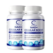 2 PackNAD+ Nicotinamide Riboside Supplement, Resveratrol Boosting Supplement,90 Capsule