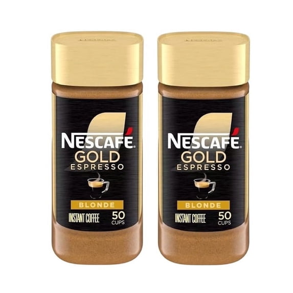 2 Pack NESCAFE Gold Espresso Blonde, Instant Coffee, 3.5 oz Fast Shipping