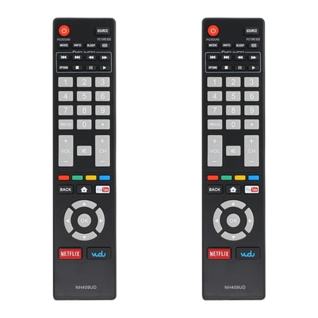 2-Pack NH409UD Remote Control Replacement - Compatible with Magnavox 50MV314X TV