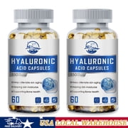 2 Pack NL Hyaluronic Acid Supplement 850 mg 3 in 1 Support - Skin Hydration, Joint Lubrication, Hair and Eye Health