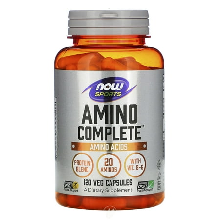 (2 Pack) NOW Sports Amino Complete 120 Vcaps