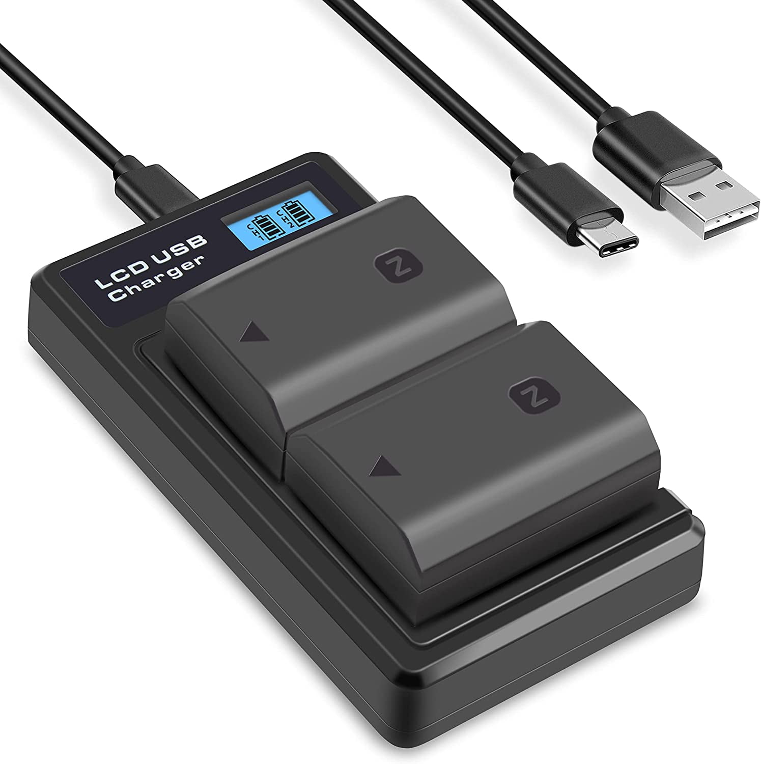Rechargeable Lithium Ion 2 Pack NP-FZ100 Battery & Charger for