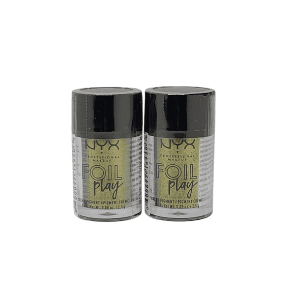 2 Pack NYX Foil Play Cream Pigment Eyeshadow - 05 Happy Hippie