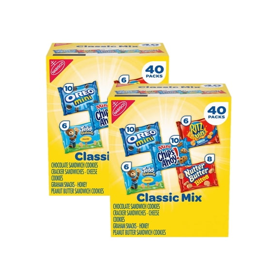 2 Pack | Nabisco Classic Mix Variety Pack (40 ct.)
