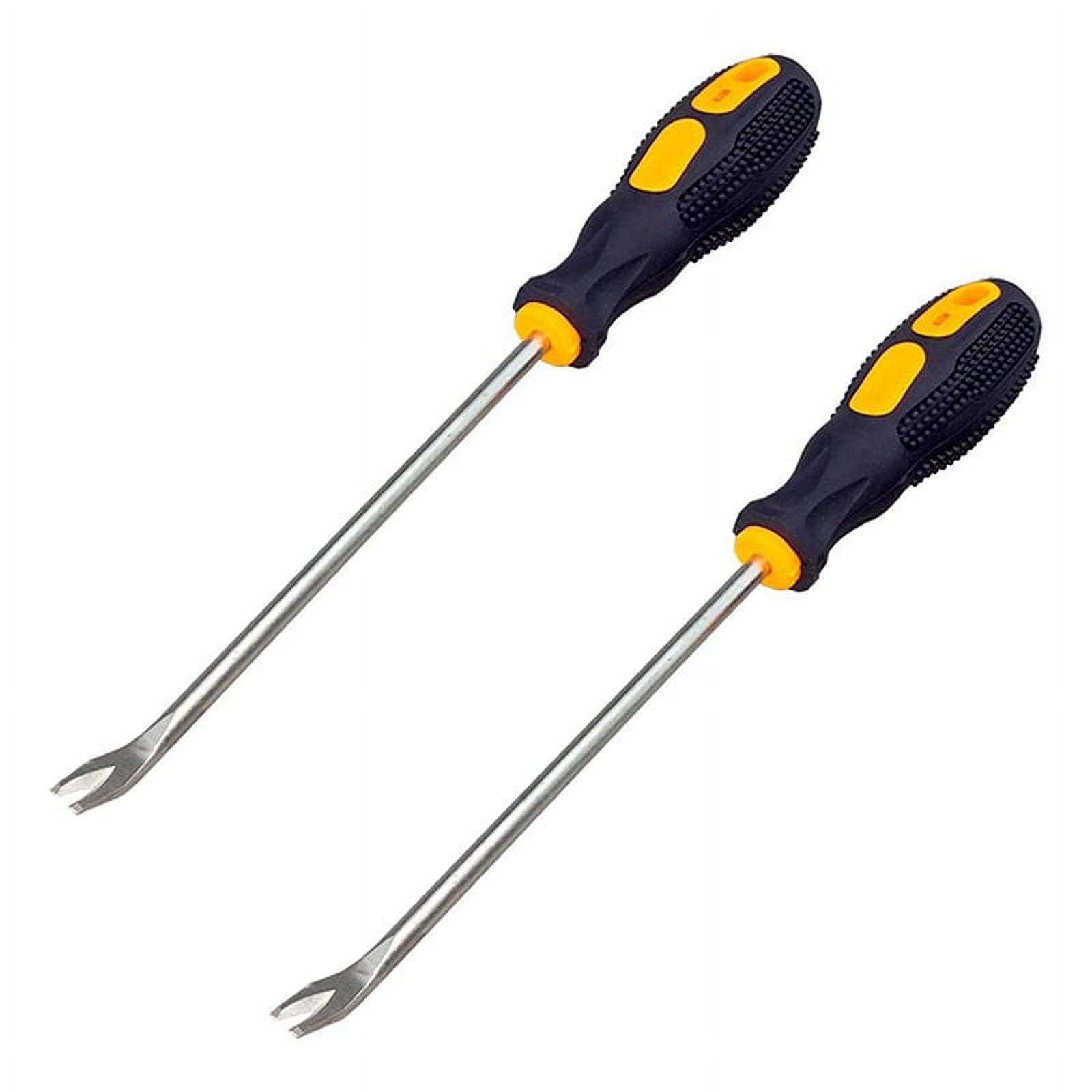 2 Pack Nail Puller 3mm U Tip Screwdriver Nail Rivet Lifter Puller