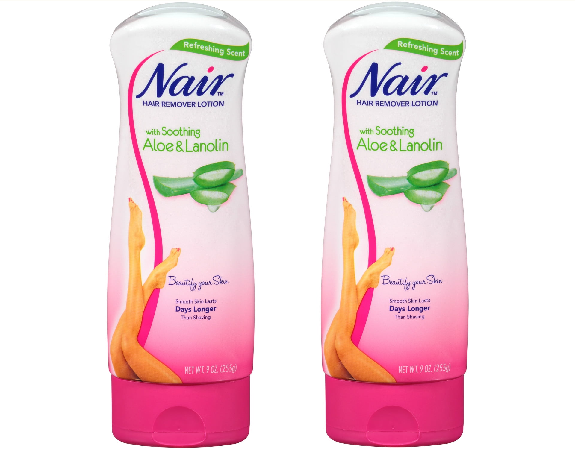 Begrænset Afrika Downtown 2 Pack) Nair Hair Remover Lotion with Aloe And Lanolin For Legs by Nair for  Unisex 9 Oz - Walmart.com