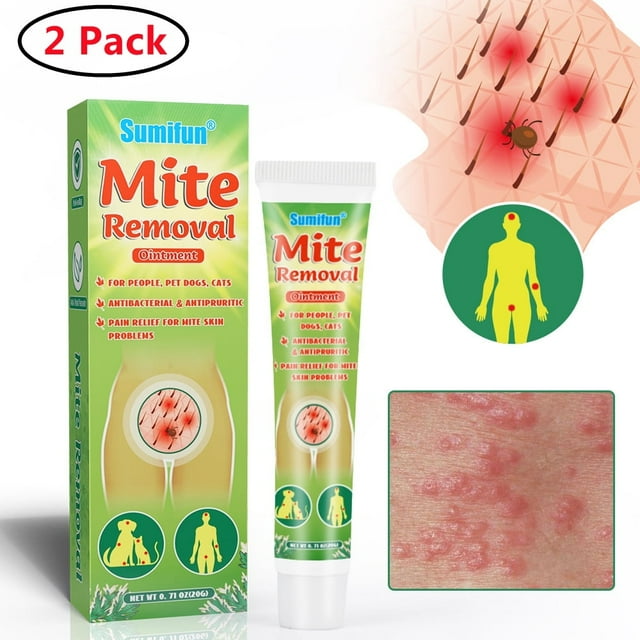 2 Pack Natural Bug & Insect Repellent & Anti Itch Cream Repels