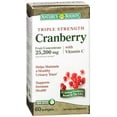 thumbnail image 1 of 2 Pack - Nature's Bounty Cranberry Softgels Triple Strength 60 Soft Gels Each, 1 of 6