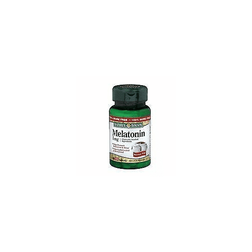Nature's Bounty Sleep Health Melatonin Tablets, 1 mg, 180 Ct (2 pack) (Bundle)