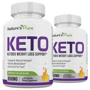 2 Pack Natures Pure Advanced Formula, 120 Count, 2 Months Supply