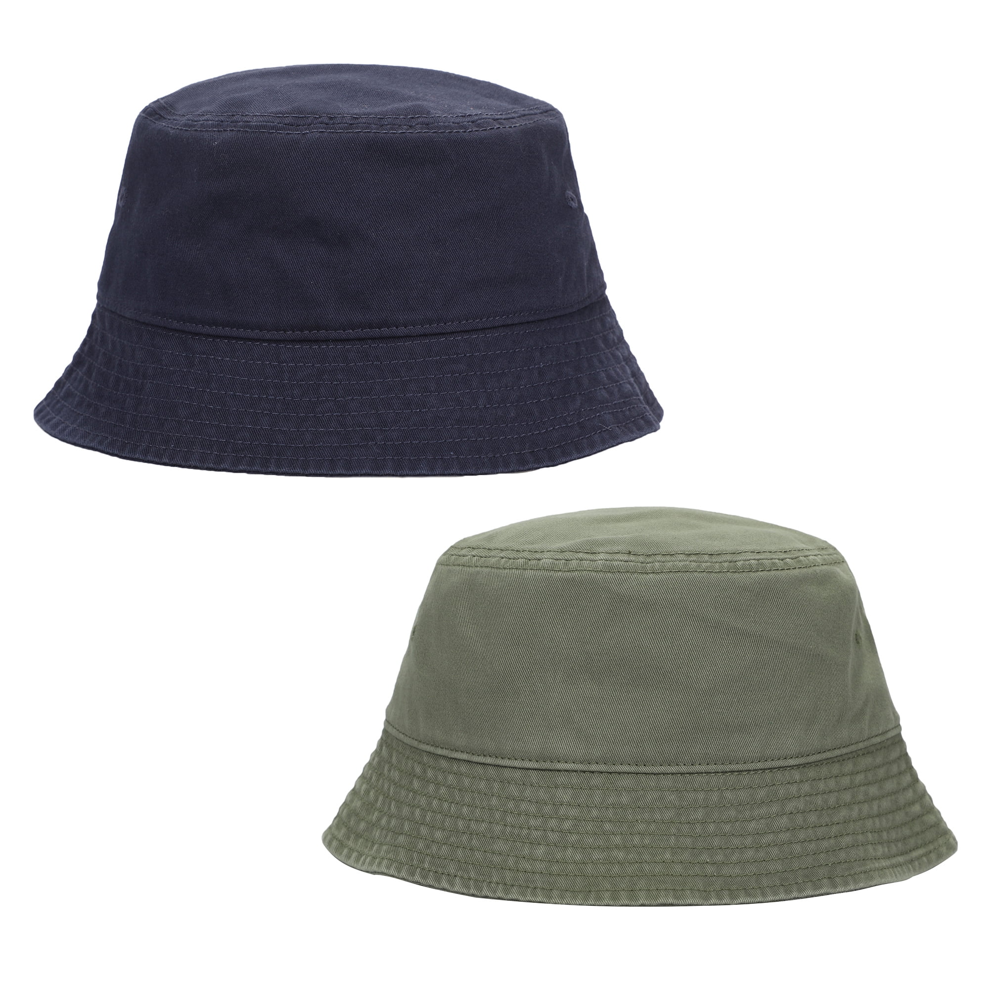 Vintage Washed Distressed Bucket Hat Pack of 12 Cotton Unisex Summer The SHADY GREY vintage washed Bucket Hat | InventSports  main image 4