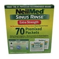 thumbnail image 1 of 2 Pack NeilMed Sinus Rinse Extra Strength Soothing Saline - 70 Packets Each Isotonic or Hypertonic Rinse, 1 of 9