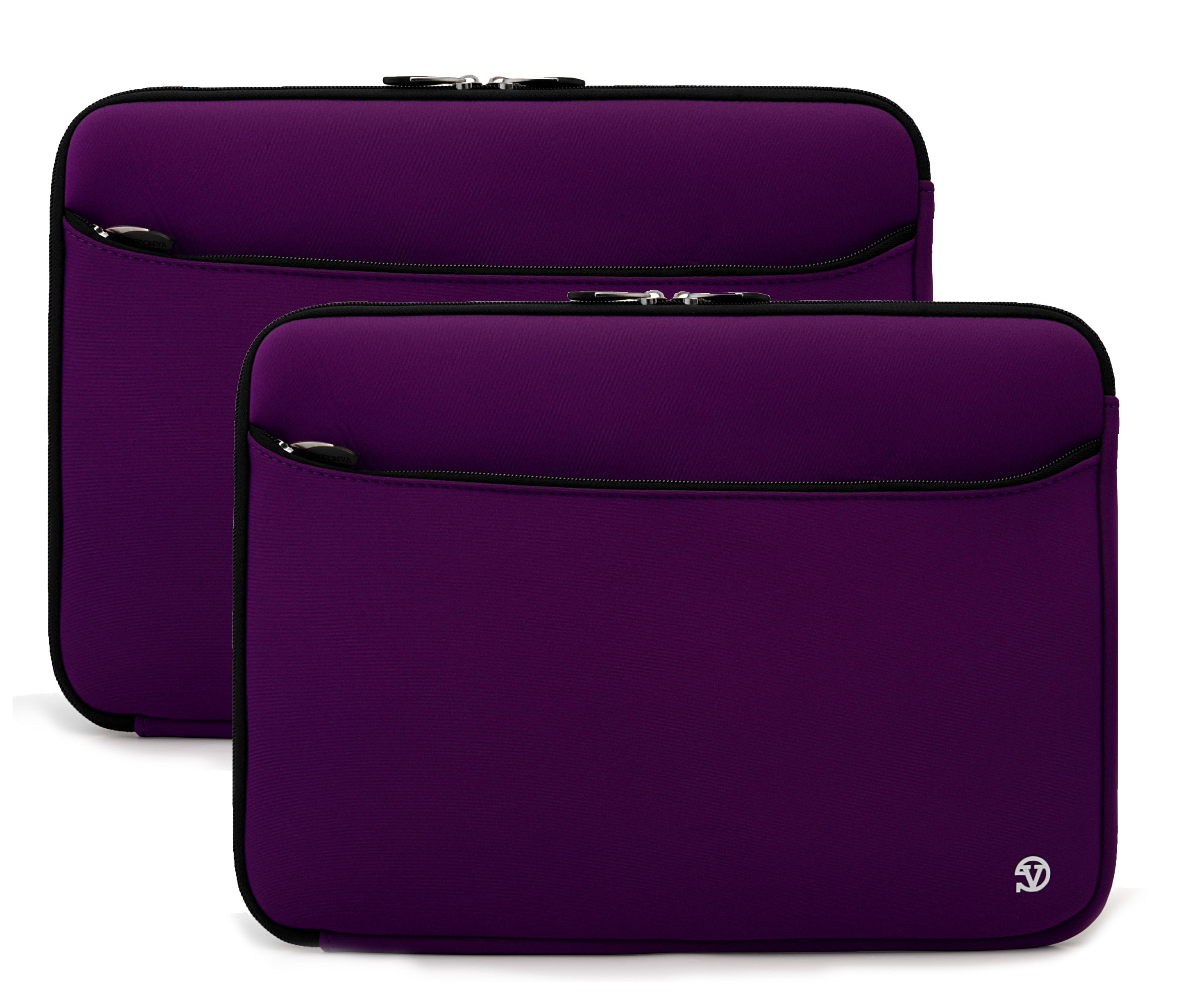 2-Pack Neoprene Laptop Sleeves 13–13.3 Inch – Slim Protective Cases with Zipper, Lightweight Travel Covers for MacBook, Dell, HP, Lenovo – Home & Office Set