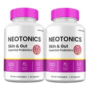 2 Pack Neotonics Capsules, Neotonics Supplement for Gut and Skin Health, Advanced Maximum Strength Pills All Natural Formula, 2 Month Supply