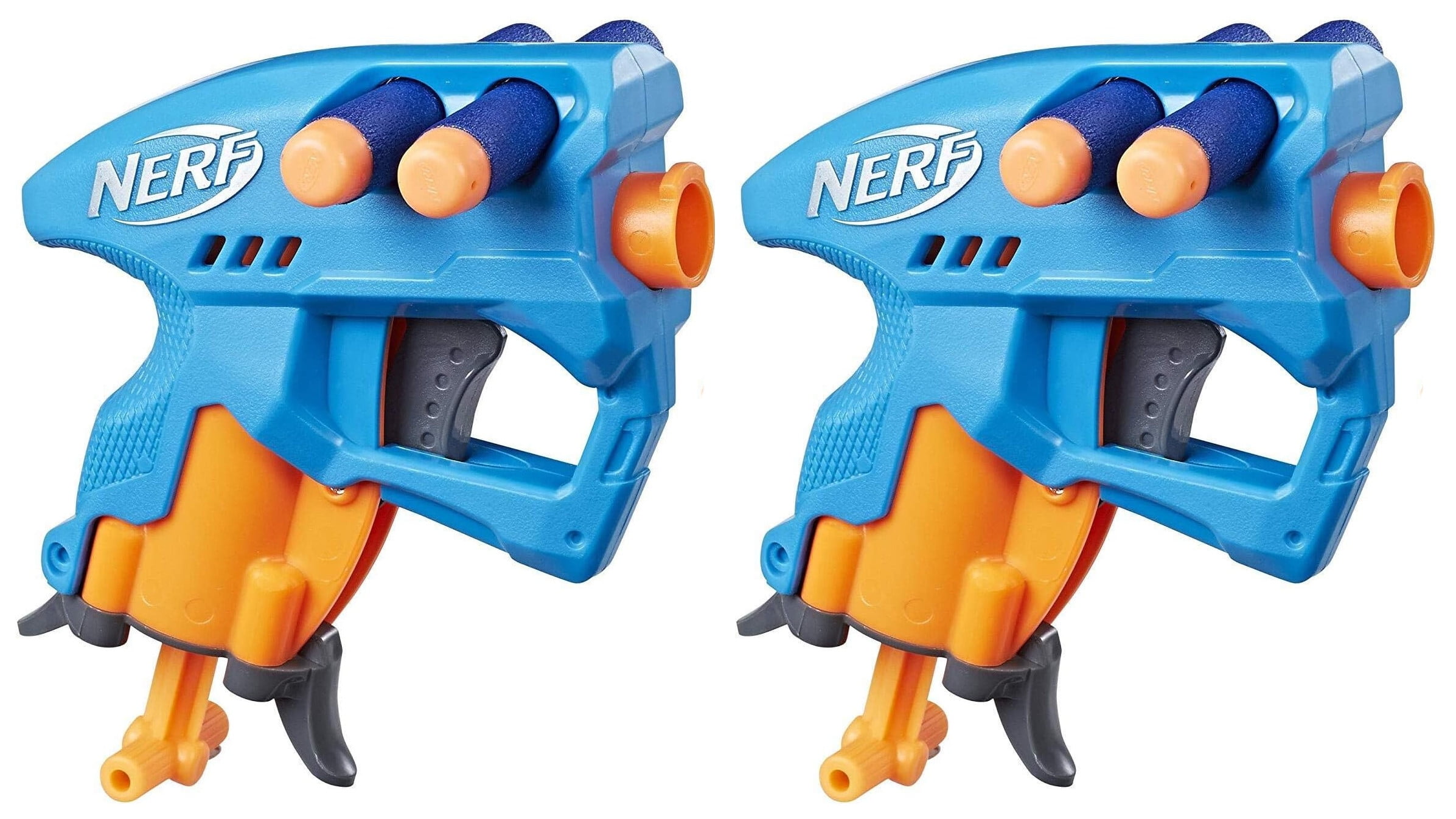 Nerf Elite 2.0 Tetrad QS-4 Blaster, incluye 4 dardos Nerf Elite, voladura  de 4 barriles, riel táctico para personalizar la capacidad, acción de la