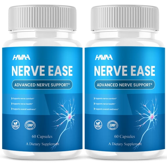 (2 Pack) Nerve Ease Capsules, NerveEase Overall Health Support (120 Capsules)
