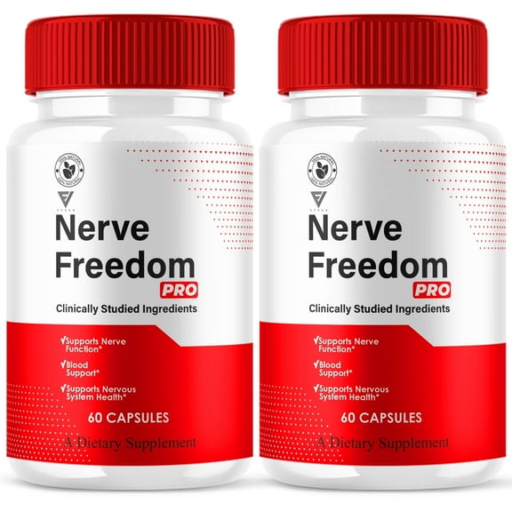 (2 Pack) Nerve Freedom Pro Capsules NerveFreedom Pro Supplement (120 Capsules)