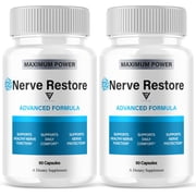 2 Pack Nerve Restore Advanced Formula, NerveRestore Max Health 120 Capsules