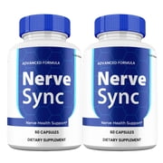 2 Pack Nerve Sync Capsules, NerveSync Supplement for Nerve Health, Advanced Maximum Strength Pills Cognitive and Brain