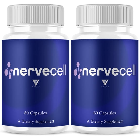 (2 Pack) NerveCell Wellness Support, Nerve Cell Lifestyle Pills (120 Capsules)