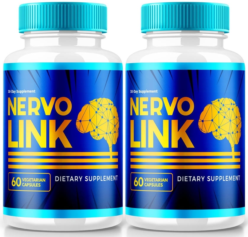 (2 Pack) NervoLink Supplement, Nervo Link Memory Support Capsules ...