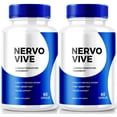 thumbnail image 1 of (2 Pack) NervoVive Capsules, Nervo Vive Nerve Health Support Pills, All Natural Potent Supplement, Maximum Strength Formula for Overall Health and Wellness, Official Reviews (120 Capsules), 1 of 8