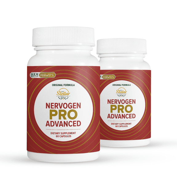 2 Pack Nervogen Pro Advanced Neuropathy Nerve Support-60 Capsules x2