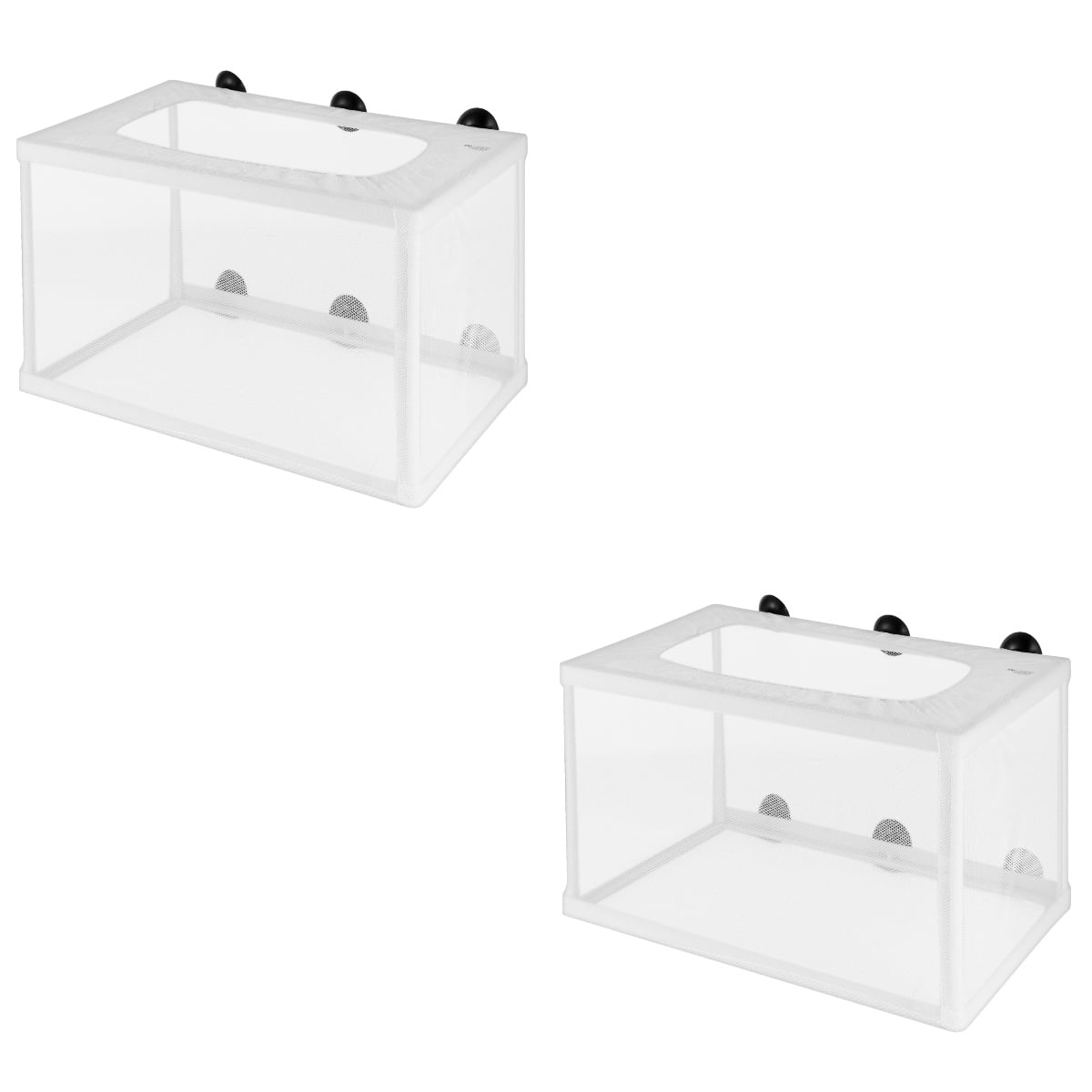 2 Pack Net Breeder Aquariums Aquarium Tank Incubators for Hatching Eggs