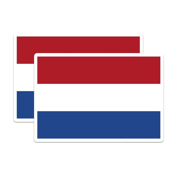 (2 Pack) Netherlands World Flag Magnets - Pride - 5 Inches On Longest Side - Premium Magnet - Choose from Over 200 Countries - for Cars, Refrigerators, Toolboxes, Lockers - Made in USA - MAG0935