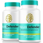2 Pack Neuro Defender Capsules, Unlock Your Potential With NeuroDefender Formula - Supports Cognitive Health, All Natural Pills For Concentration, Memory and Focus,NeuroDefender 120 Capsules