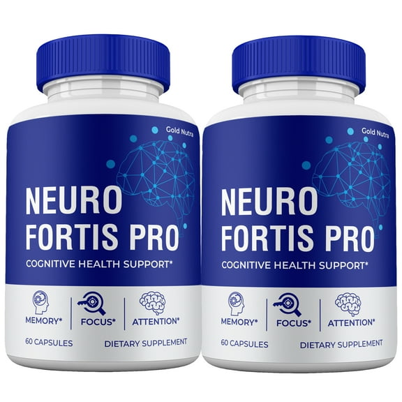 (2 Pack) Neuro Fortis Pro Capsules, Advanced Maximum Strength, NeuroFortis Pro Supplement Pills for Brain and Cognitive Health