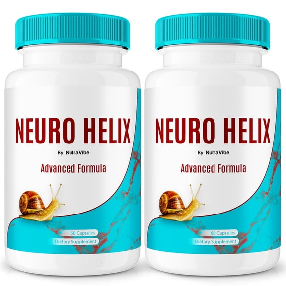 (2 Pack) Neuro Helix Natural Daily Support Blend for Nerves, Memory & Focus | NeuroHelix Easy-to-Take Capsules (120 Capsules)