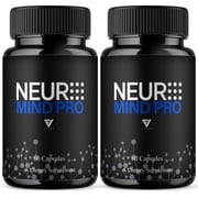2 Pack Neuro Mind Pro Pills, NeuroMindPro Brain Health Formula 120 Capsules