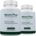 thumbnail image 1 of (2 Pack) Neuro Plus Brain and Memory Support Supplement, Neuro Plus Pills Premium Formula - 120 Count, 1 of 6