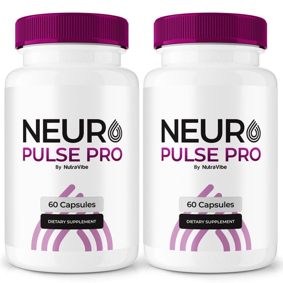 (2 Pack) Neuro Pulse Elite Pills  Daily Formula with a Natural Blend to Help Maintain Focus, Memory & Concentration | Clean, Gentle, Easy-to-Swallow Capsules for Everyday Sharpness (120 Capsules)