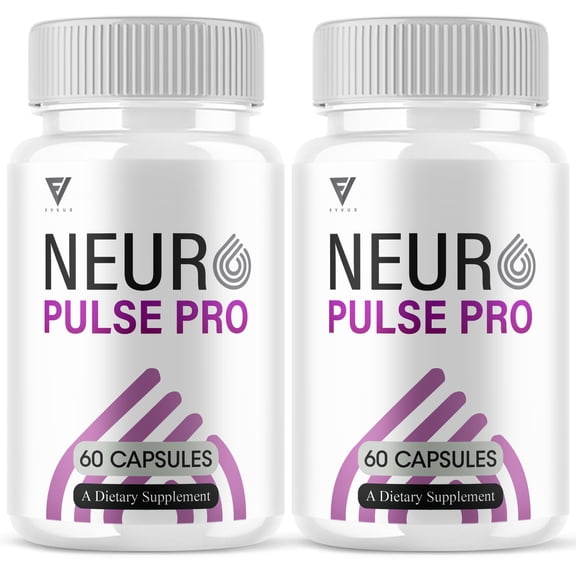 (2 Pack) Neuro Pulse Pro Brain Support, NeuroPulsePro Supplement (120 Capsules)