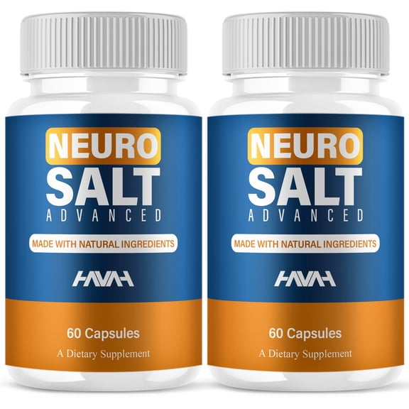 (2 Pack) Neuro Salt Advanced Nootropic Capsules, NeuroSalt Adanced Daily Support Supplement (120 Capsules)